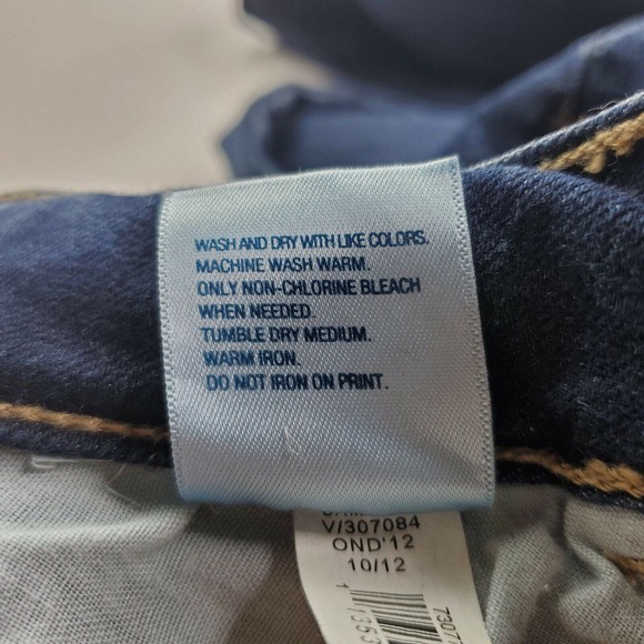 CC - Old Navy Rockstar Skinny Jeans Womens 2 Regular Dark Wash Low Rise Stretch - Picture 5 of 6